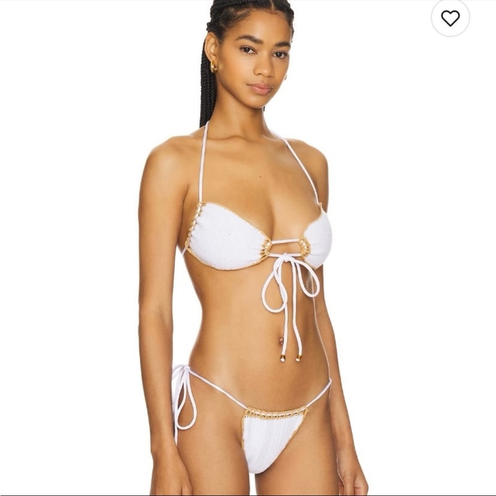 Indah White Bikini Set